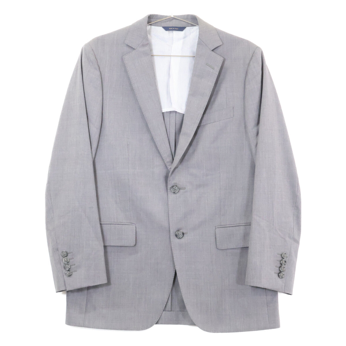Brooks Brothers Wool 2B Single Suit Gray Size 46