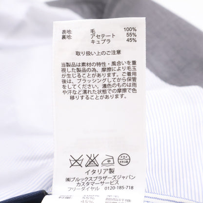 Brooks Brothers Wool 2B Single Suit Gray Size 46