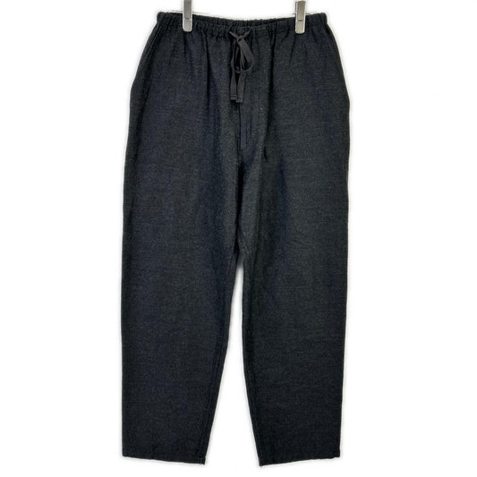 COMOLI 21AW Wool Silk Drawstring Pants Charcoal Size 2