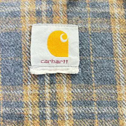 Carhartt 90s J97 Leather Logo Detroit Jacket Gray
