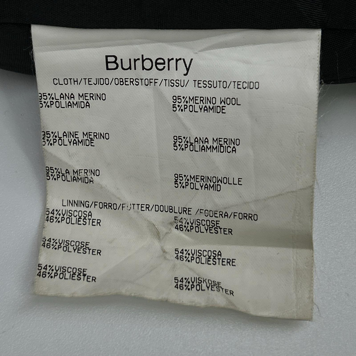 Burberry LONDON Padded Half Coat Navy