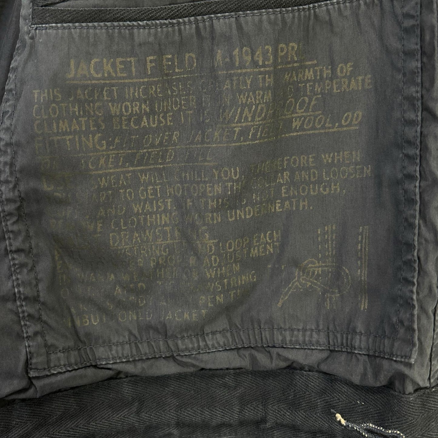 POLO RALPH LAUREN M1943 Cotton Field Jacket Navy Size L