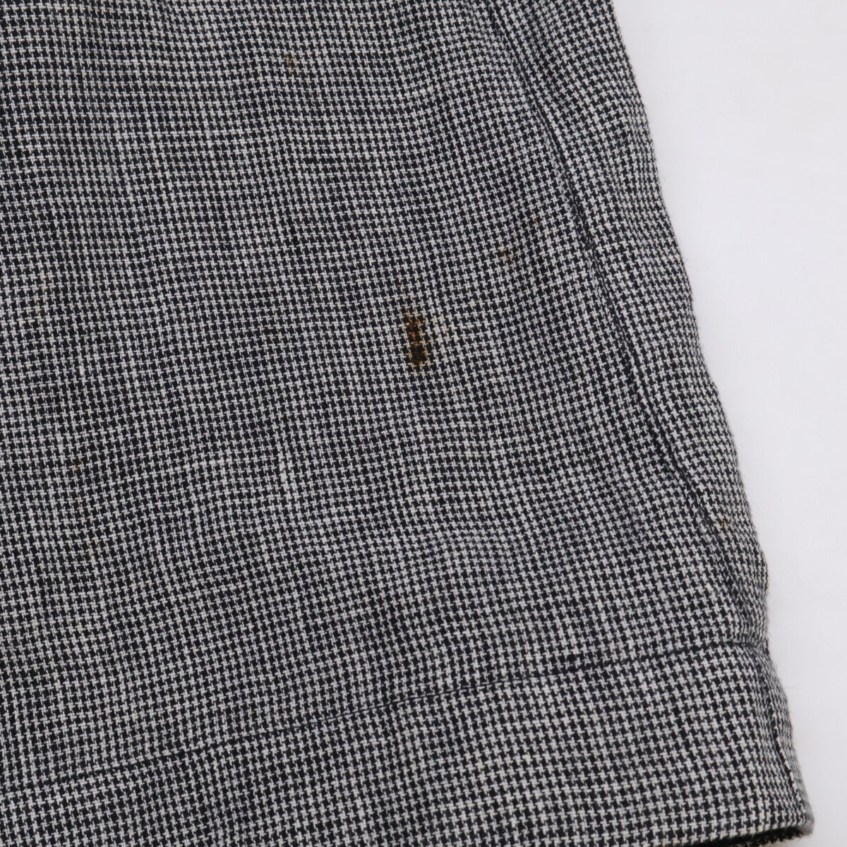 BOGLIOLI Houndstooth Reversible Coat Navy Gray Size 48