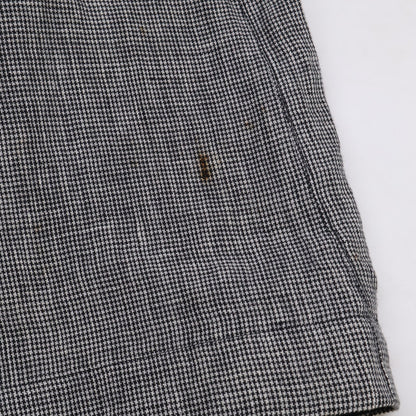 BOGLIOLI Houndstooth Reversible Coat Navy Gray Size 48