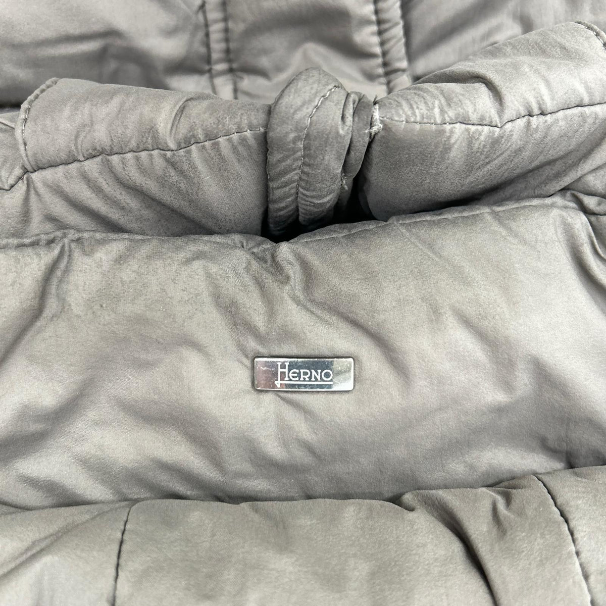 HERNO Legend Il Parka Down Coat Brown Size 46