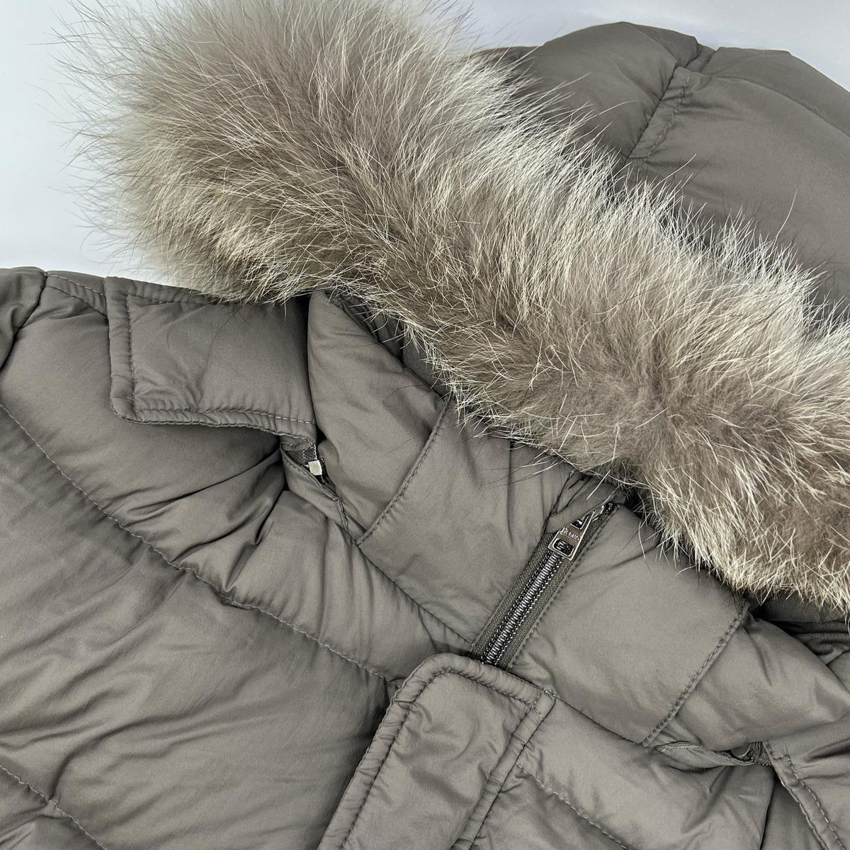 HERNO Legend Il Parka Down Coat Brown Size 46