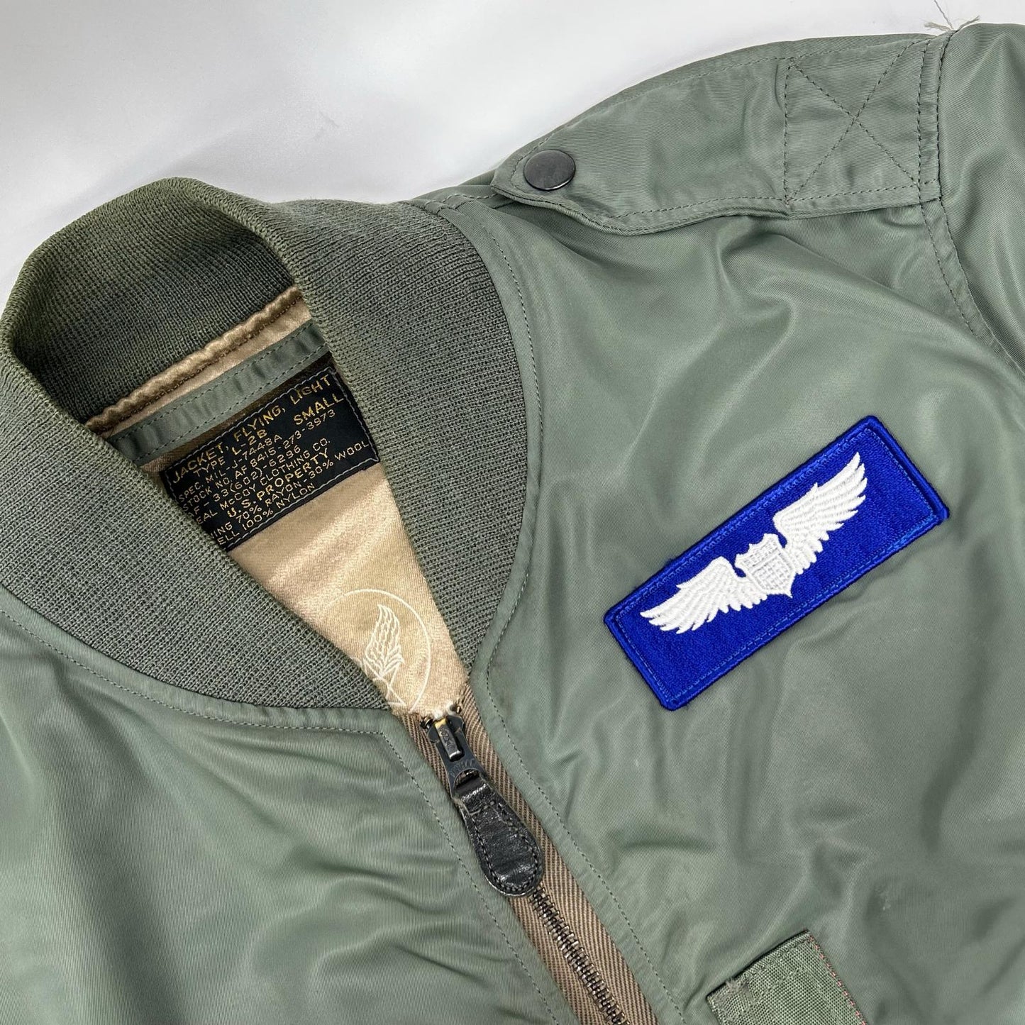 THE REAL MCCOY'S MIL-J-7448A Repro Jacket Khaki Size SMALL