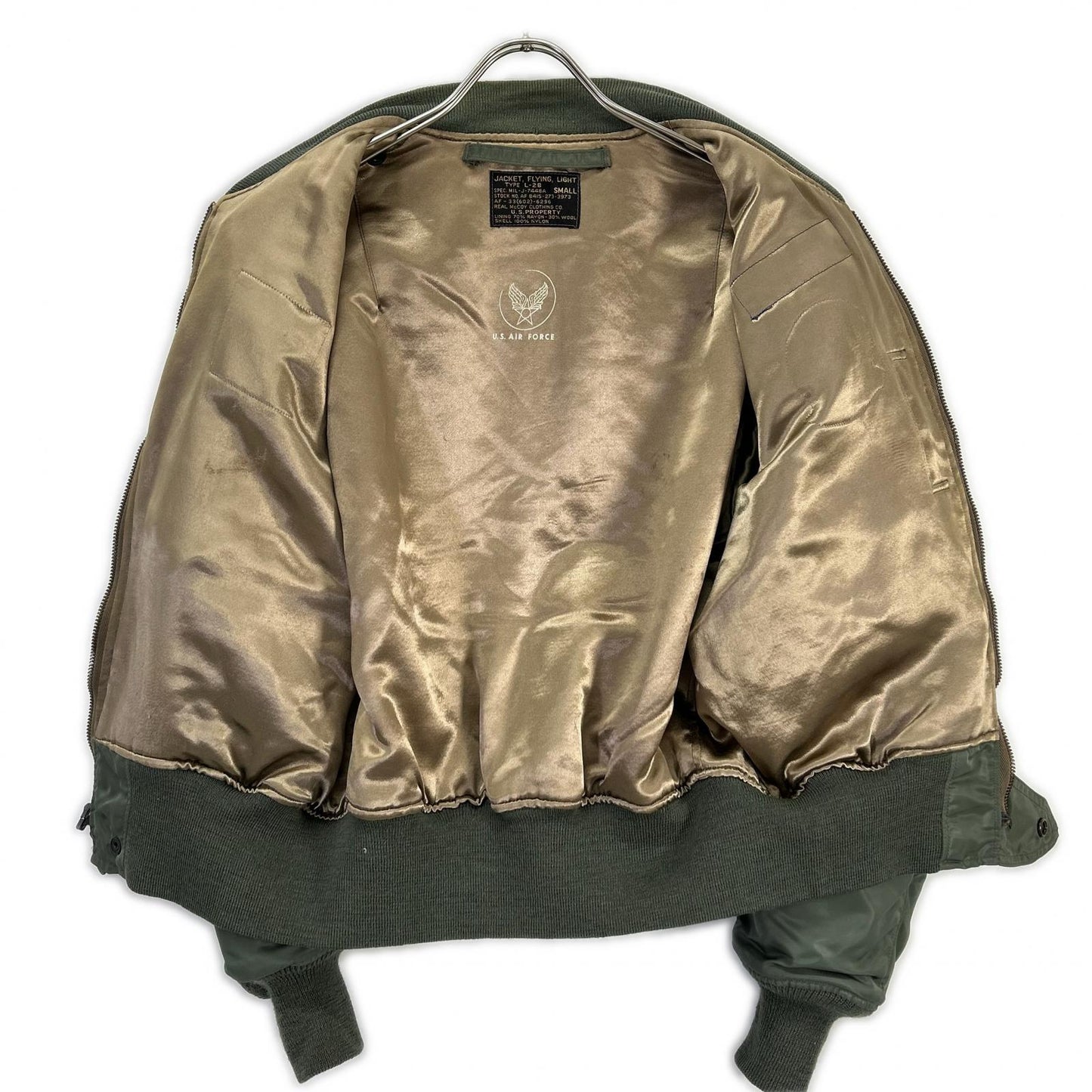 THE REAL MCCOY'S MIL-J-7448A Repro Jacket Khaki Size SMALL