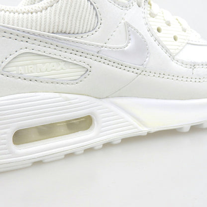 NIKE Women's Air Max 90 Swoosh Chain Sneakers White Size 23