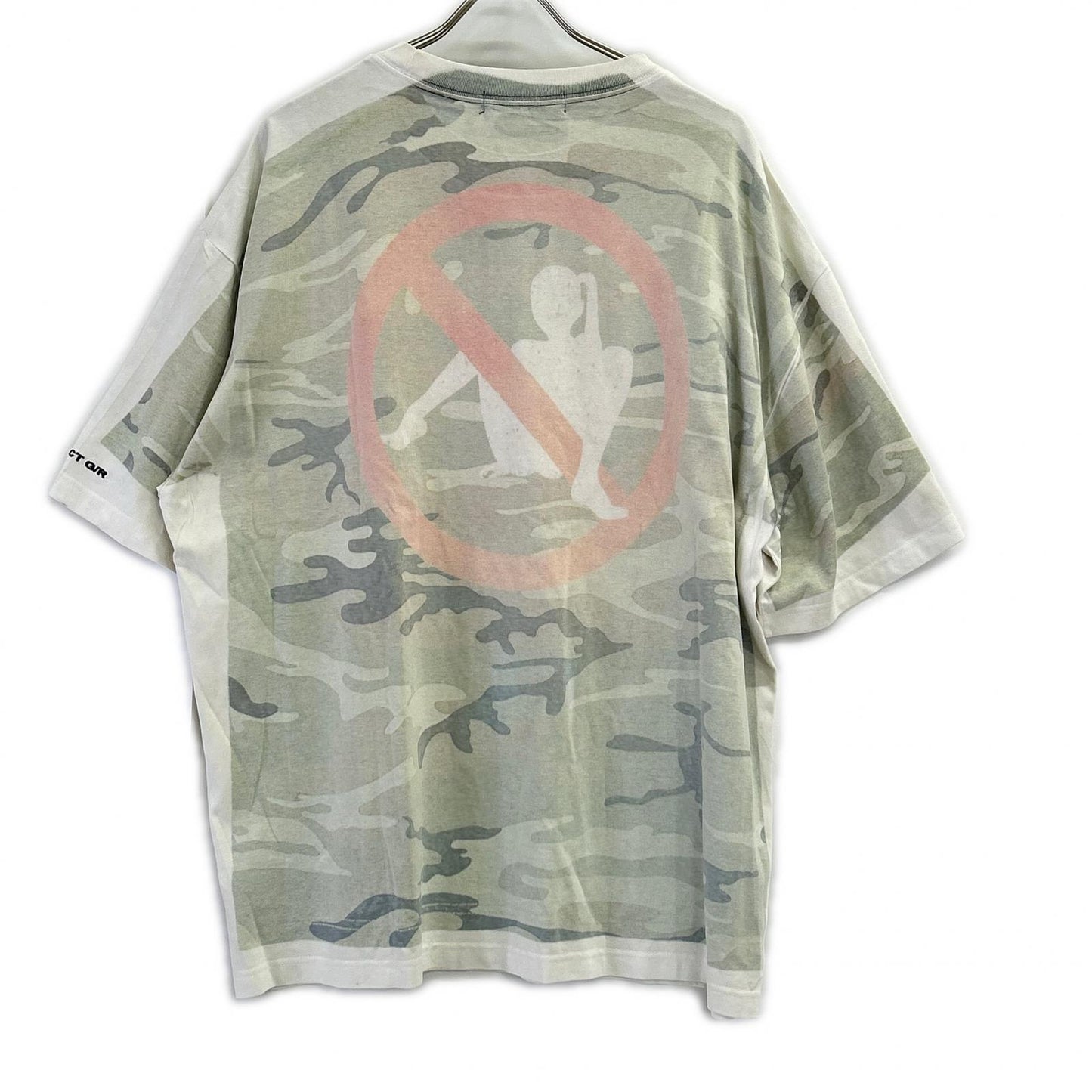 PROJECT G/R Camo Trompe-L'oeil T-Shirt White/Green