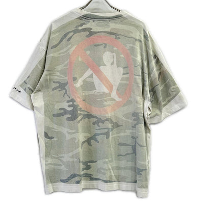 PROJECT G/R Camo Trompe-L'oeil T-Shirt White/Green