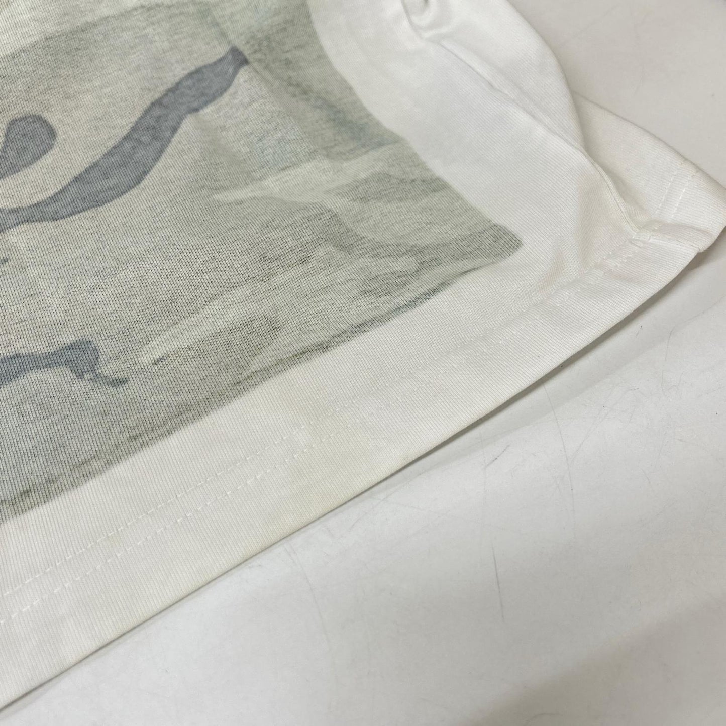 PROJECT G/R Camo Trompe-L'oeil T-Shirt White/Green