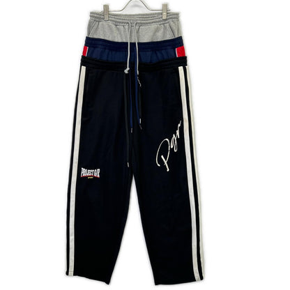 PROJECT G Black 3 Layered Track Pants Size 1