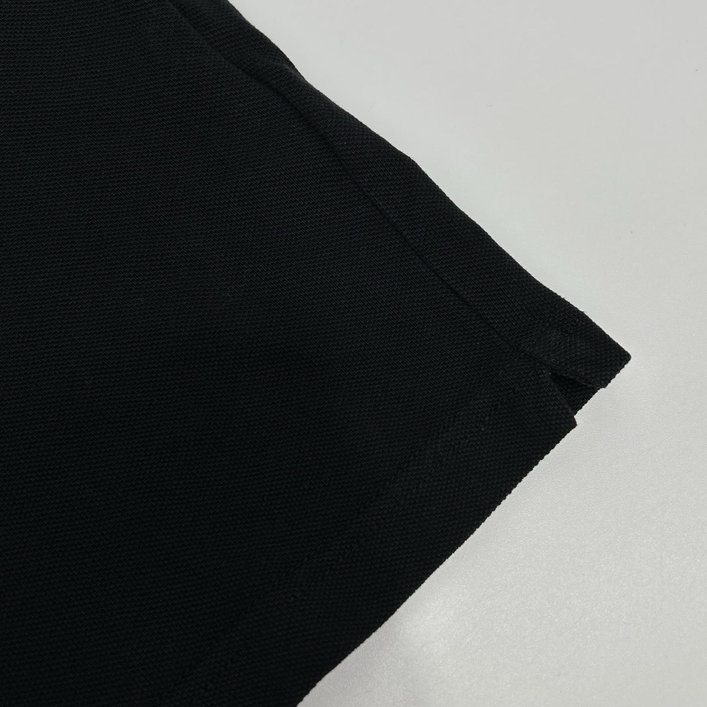 MONCLER Maglia Logo Patch Long Sleeve Polo Black Size L