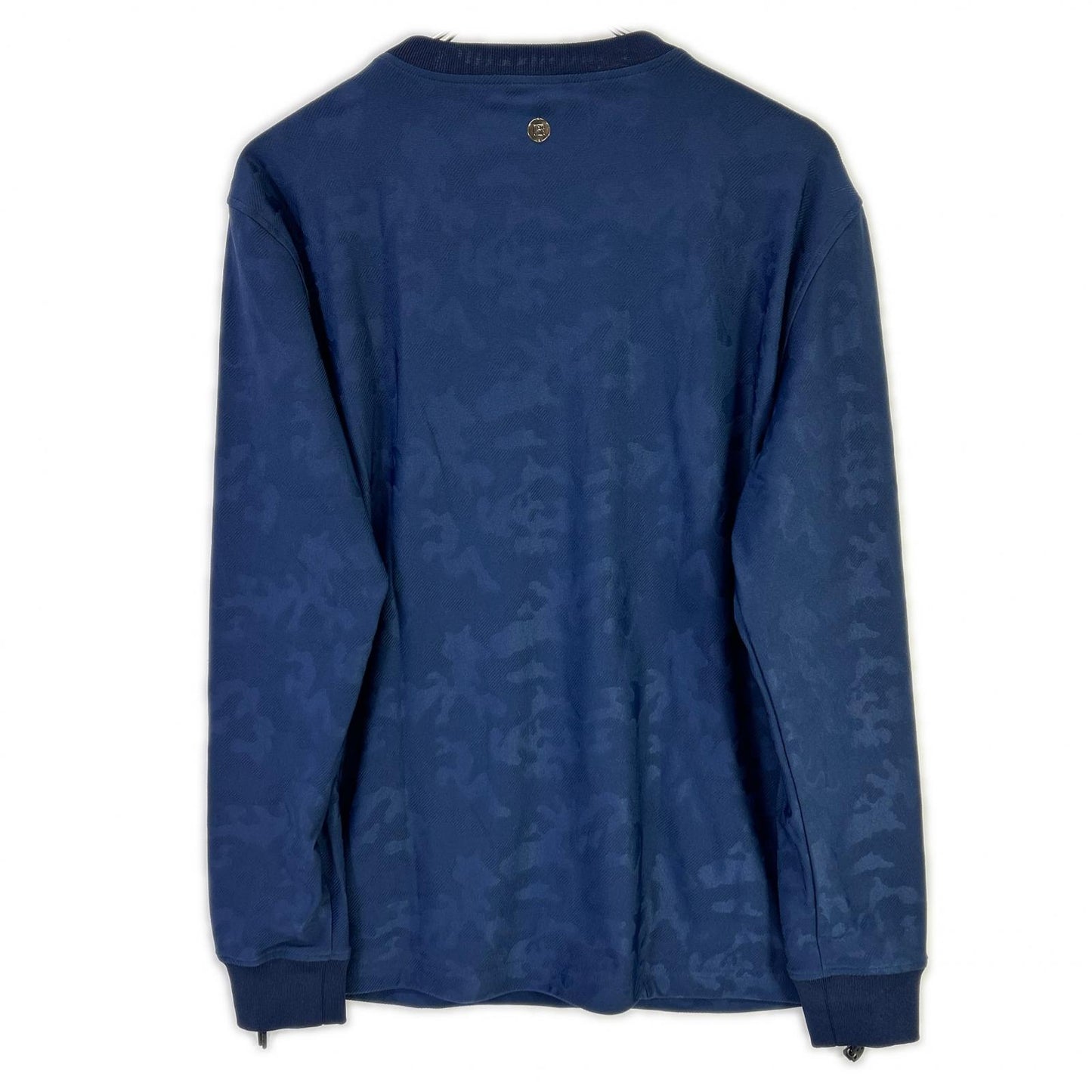 BRIEFING BRG213M20 Mesh Pullover Blue Nylon Size M