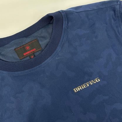 BRIEFING BRG213M20 Mesh Pullover Blue Nylon Size M