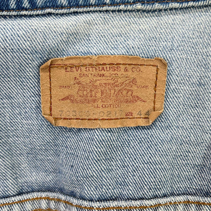LEVI'S 70506-0217 1987 Model Indigo Trucker Jacket Size 44