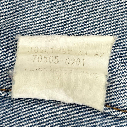 LEVI'S 70506-0217 1987 Model Indigo Trucker Jacket Size 44
