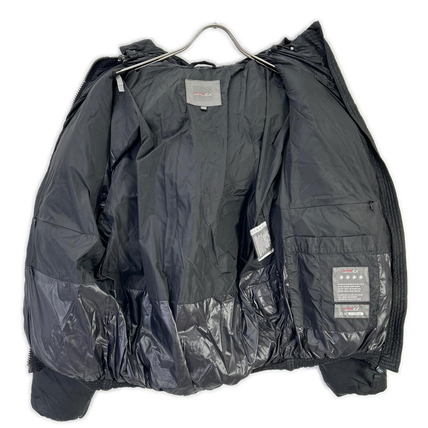 DUVETICA VEGATRE Black Down Jacket Size 48