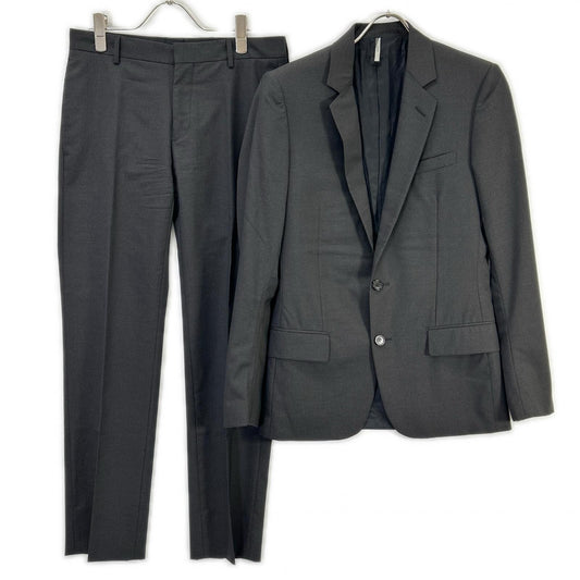 Dior HOMME Wool Suit Set-Up Charcoal Gray Size 44