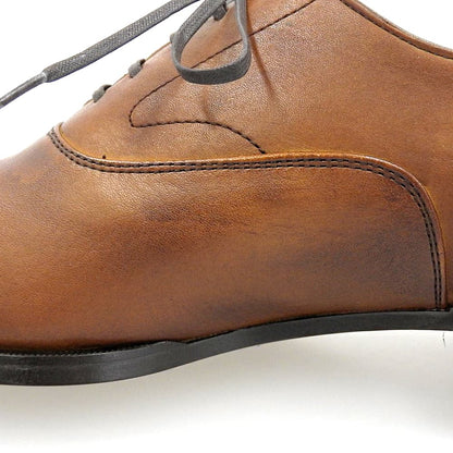 ORIGIO Cap Toe Straight Tip Leather Shoes Brown Sneakers Size 26