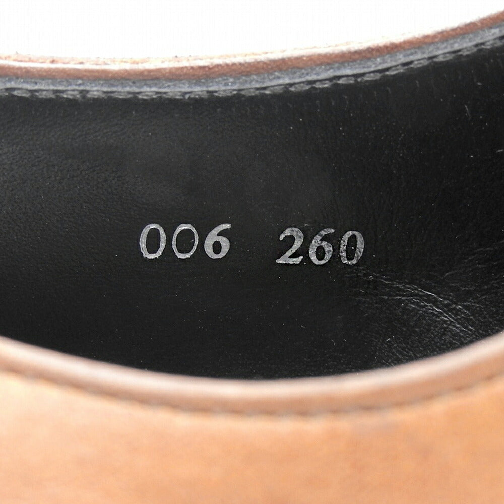 ORIGIO Cap Toe Straight Tip Leather Shoes Brown Sneakers Size 26