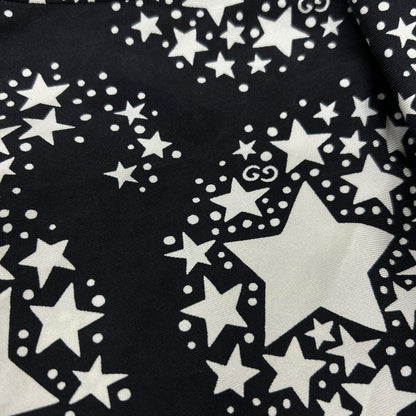 GUCCI 20SS GG Star Botanical Silk Shirt Black Size 44