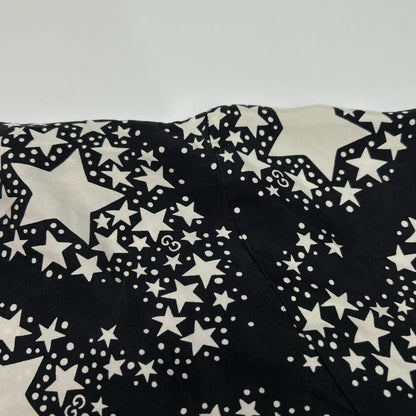 GUCCI 20SS GG Star Botanical Silk Shirt Black Size 44