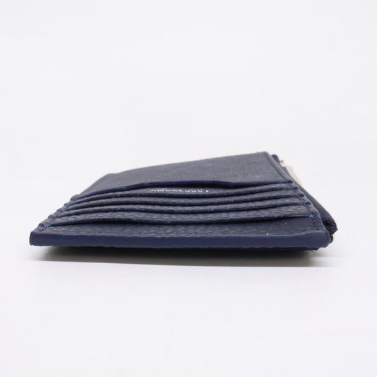 SalvatoreFerragamo Fabric/Calf New Navy Coin Case Size ONE SIZE