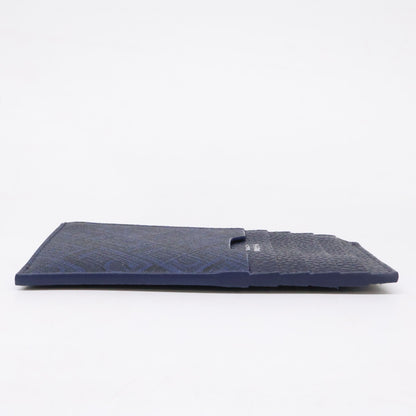 SalvatoreFerragamo Fabric/Calf New Navy Coin Case Size ONE SIZE