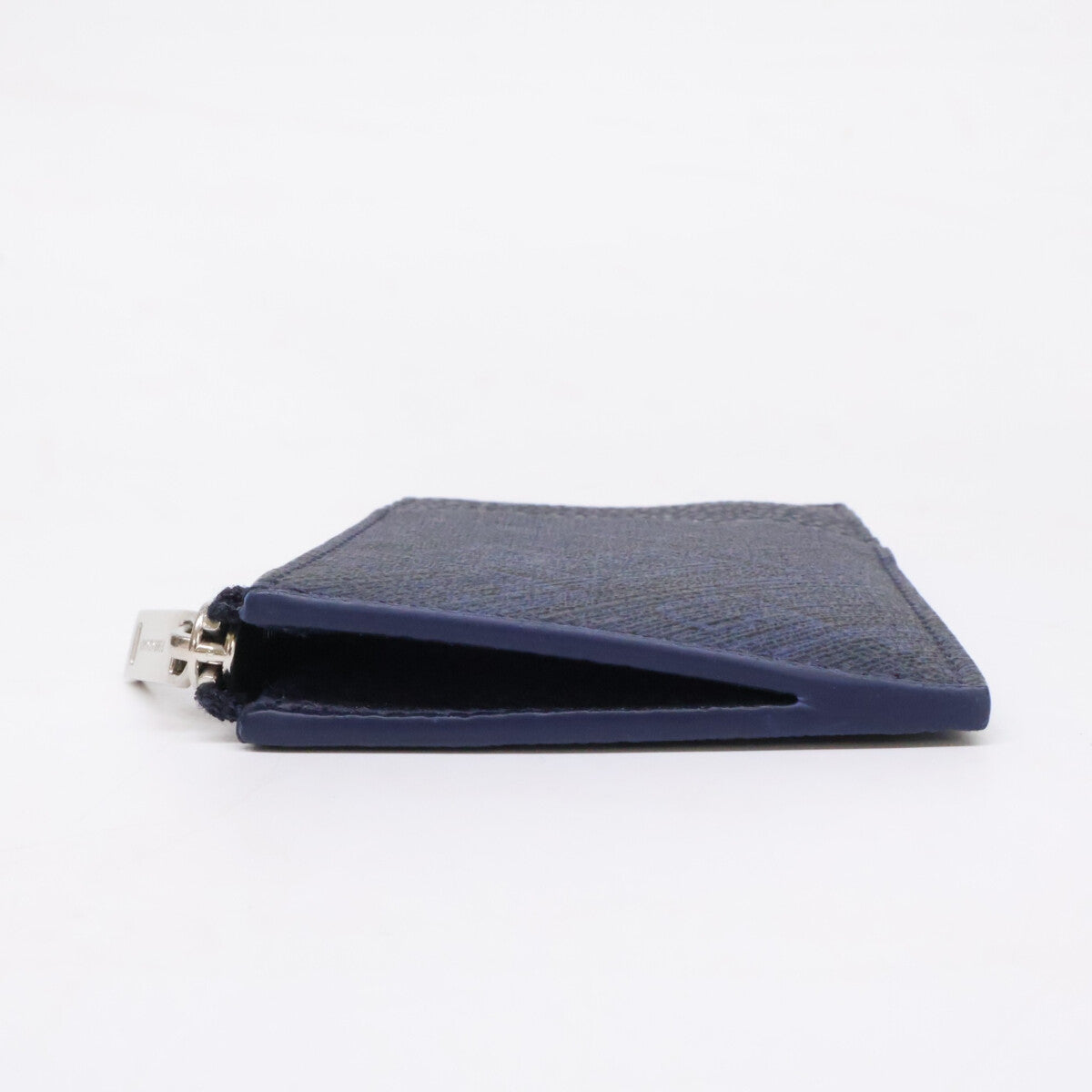 SalvatoreFerragamo Fabric/Calf New Navy Coin Case Size ONE SIZE