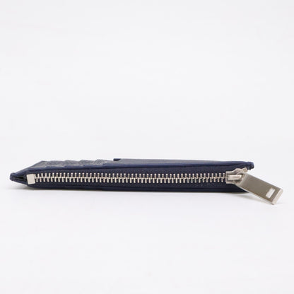 SalvatoreFerragamo Fabric/Calf New Navy Coin Case Size ONE SIZE