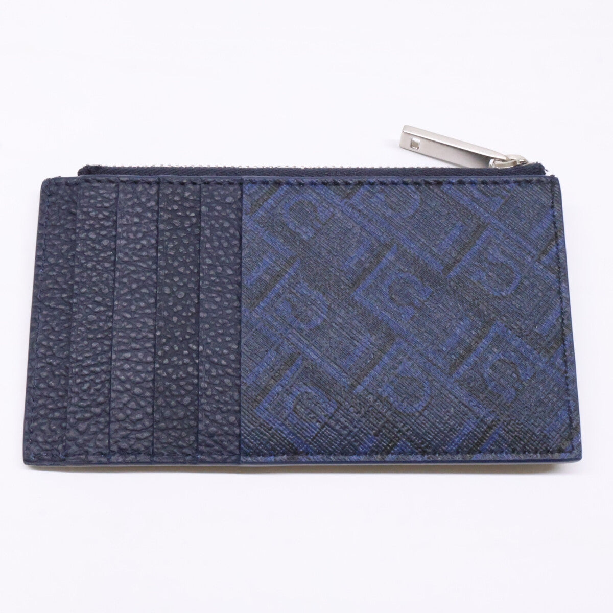 SalvatoreFerragamo Fabric/Calf New Navy Coin Case Size ONE SIZE