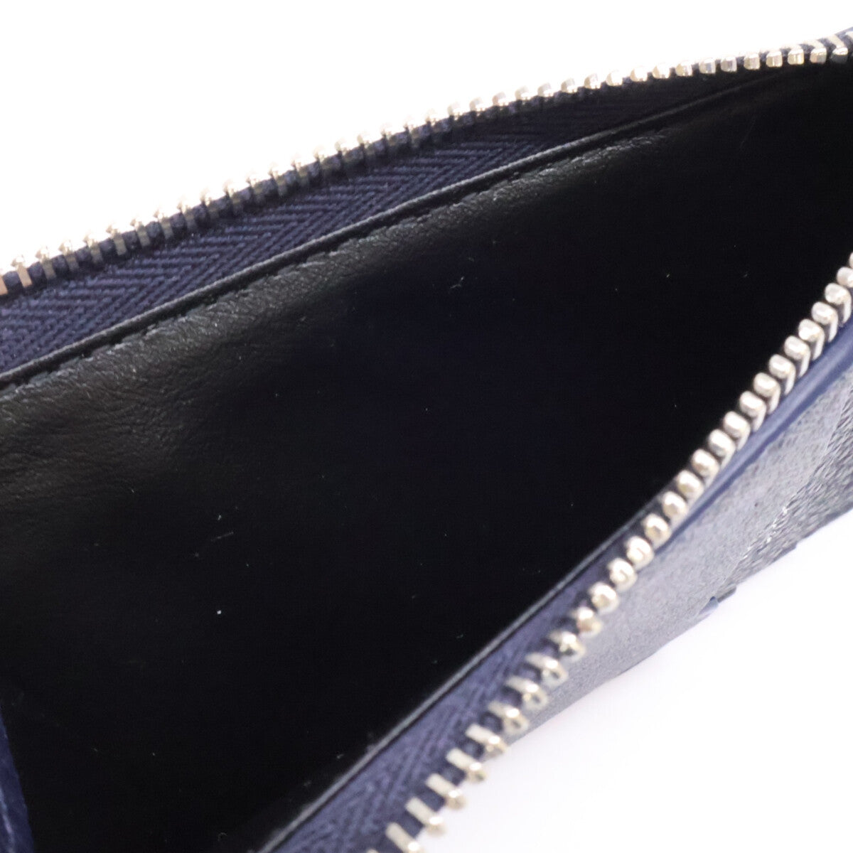 SalvatoreFerragamo Fabric/Calf New Navy Coin Case Size ONE SIZE