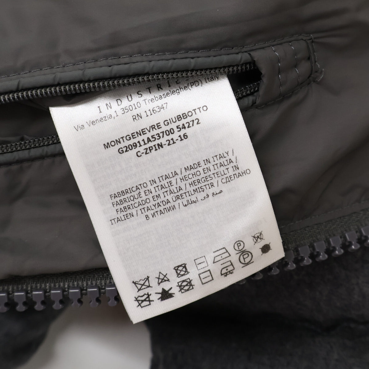 MONCLER MONTGENEVRE Wool Hooded Down Jacket Gray Size 2