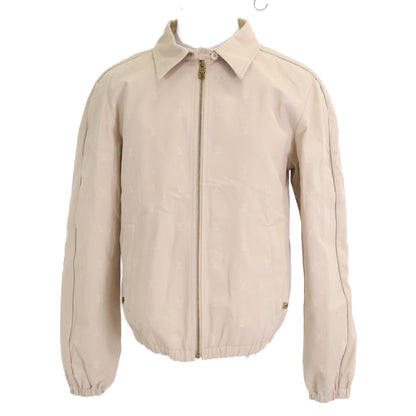 LOUIS VUITTON 24LV Monogram Zip-up Blouson Beige Size 46