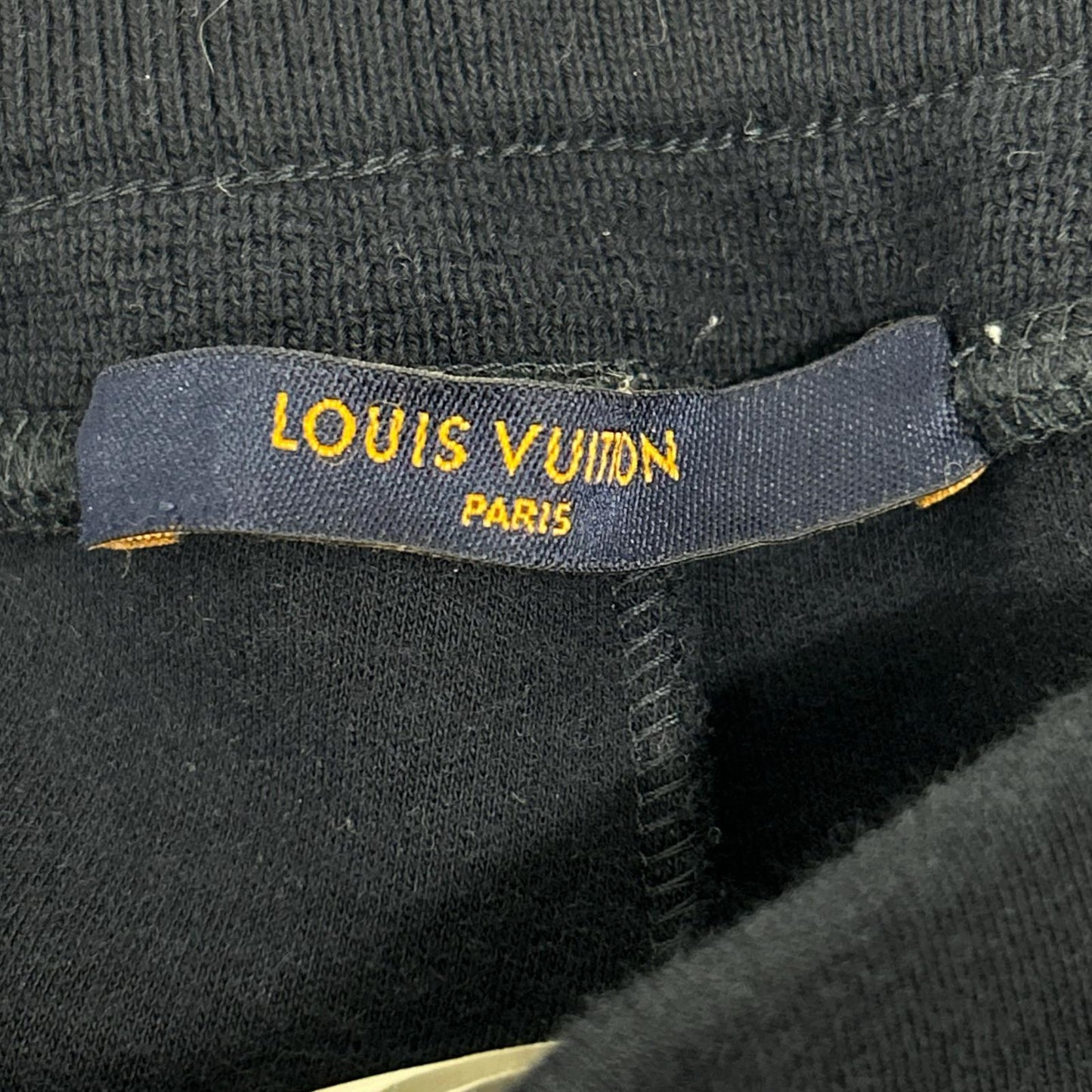 LOUIS VUITTON Navy Pocket Zip Sweatpants Size L