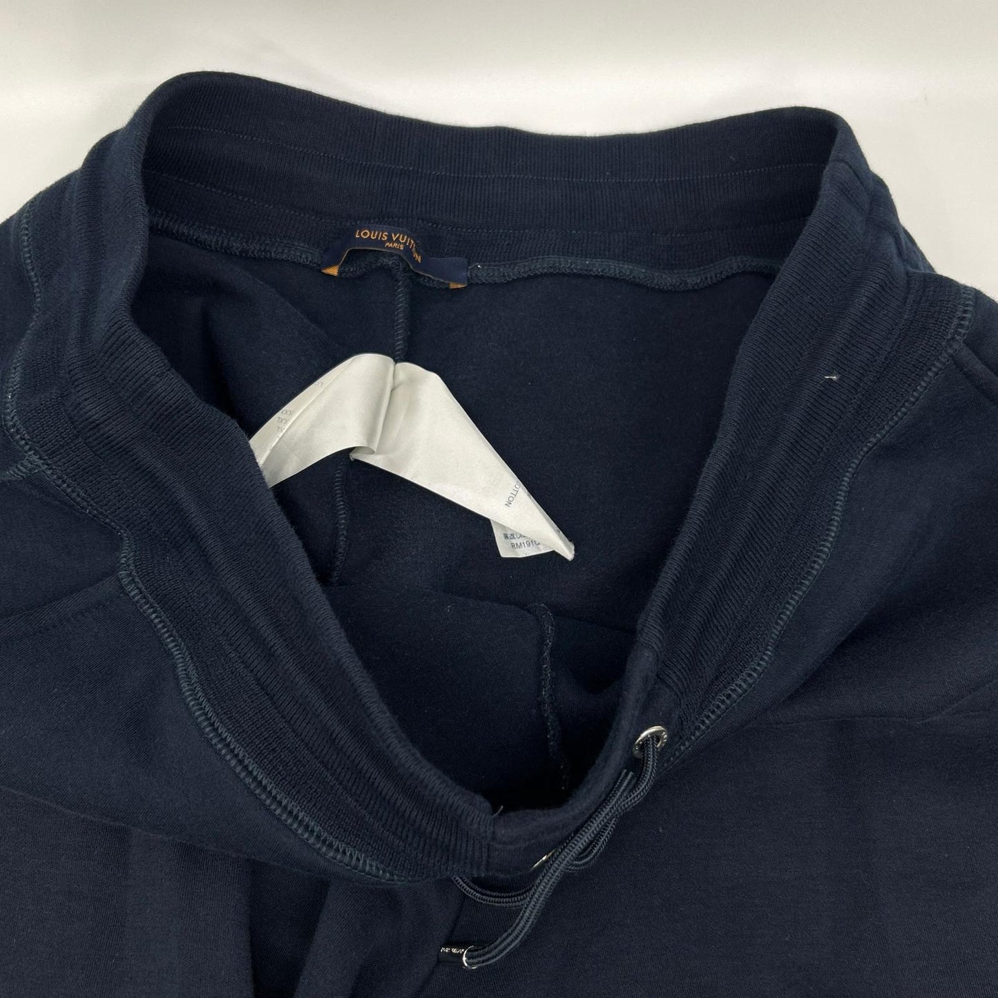LOUIS VUITTON Navy Pocket Zip Sweatpants Size L