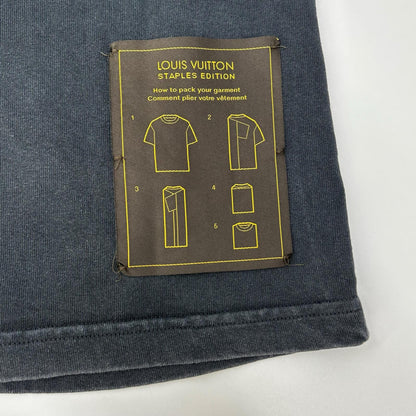 LOUIS VUITTON FW22 Black Inside Out T-Shirt Size XL