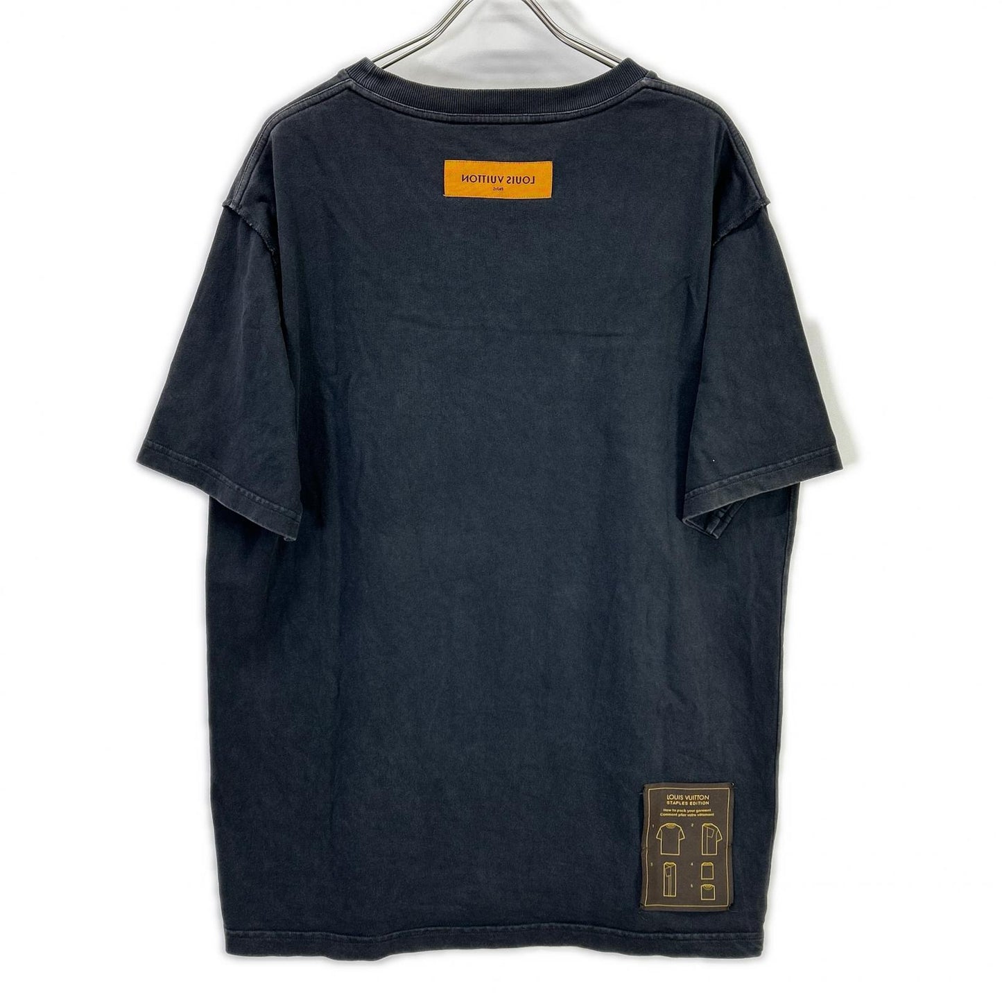 LOUIS VUITTON FW22 Black Inside Out T-Shirt Size XL