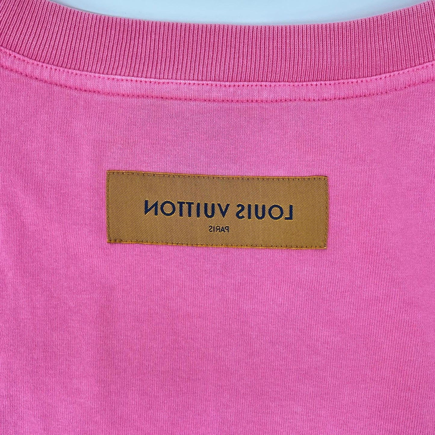 LOUIS VUITTON FW22 Pink Inside Out T-Shirt Size XL