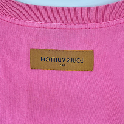 LOUIS VUITTON FW22 Pink Inside Out T-Shirt Size XL