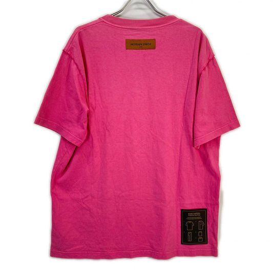 LOUIS VUITTON FW22 Pink Inside Out T-Shirt Size XL