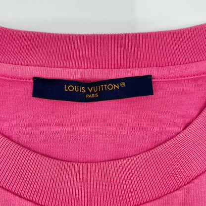 LOUIS VUITTON FW22 Pink Inside Out T-Shirt Size XL