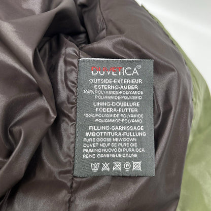 DUVETICA Green Polluce Down Jacket Size 44
