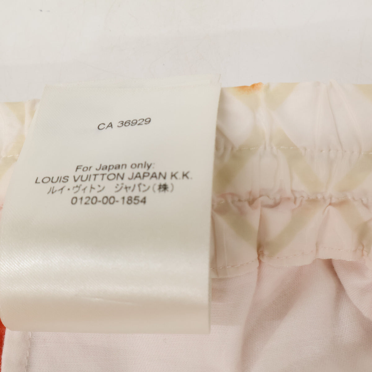 LOUIS VUITTON Monogram Bandana Bleached Shorts Orange Size M