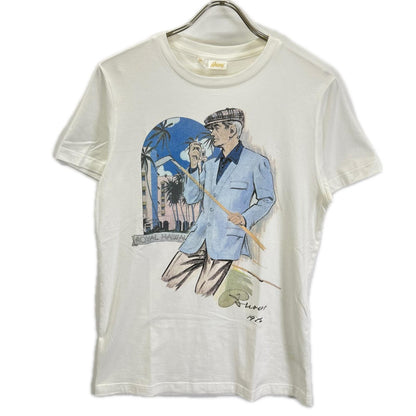 Brioni White Cotton ROYAL HAWAI Print T-Shirt Size S