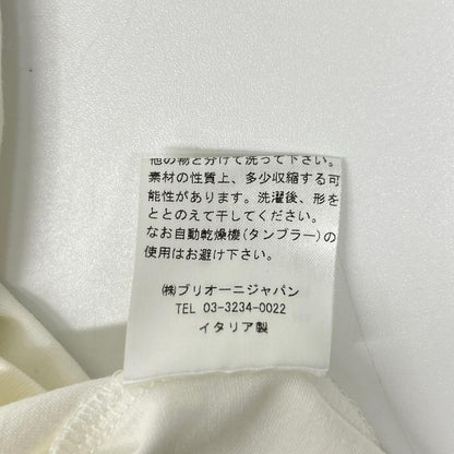 Brioni White Cotton ROYAL HAWAI Print T-Shirt Size S