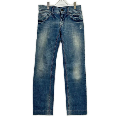 DOLCE&GABBANA G3RZTD Distressed Plate Jeans Size 44
