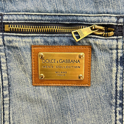 DOLCE&GABBANA G3RZTD Distressed Plate Jeans Size 44